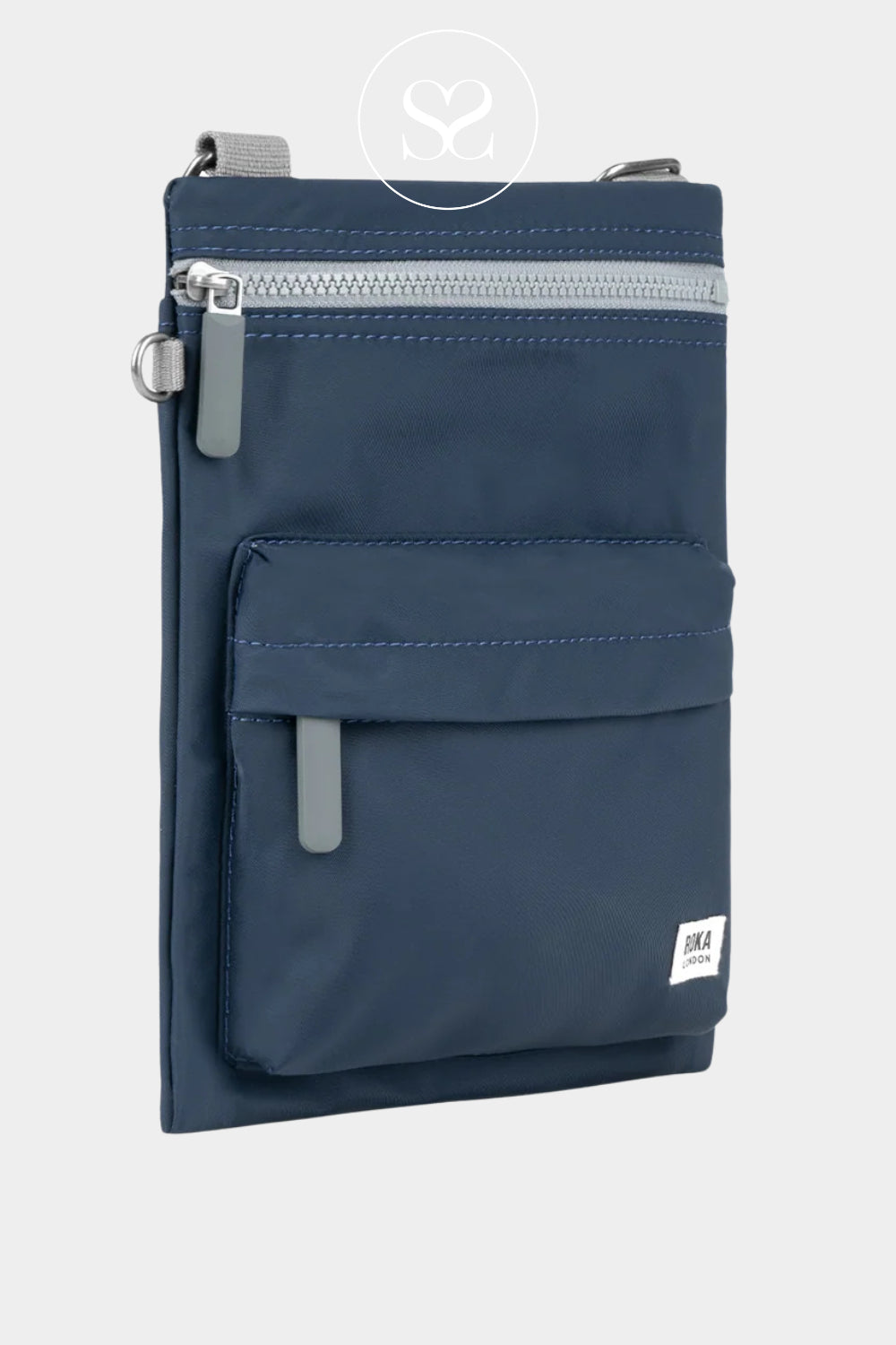 Buy Roka Navy (Midnight) Waterproof Crossbody Messenger Bag - Chelsea B