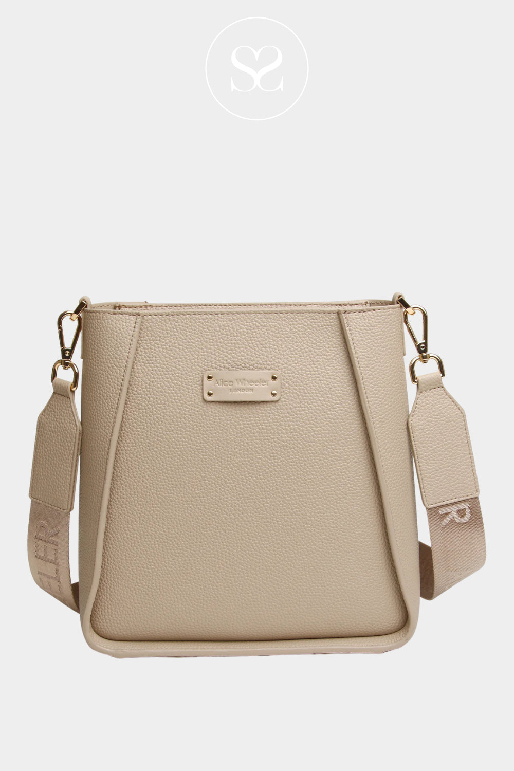 ALICE WHEELER STONE CROSSBODY HANDBAG -KENSINGTON CBB