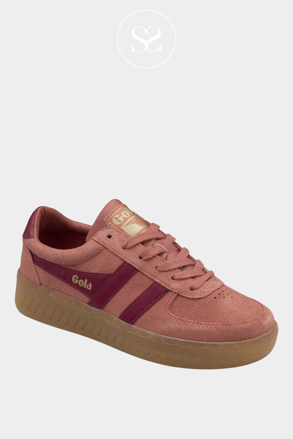 GOLA PINK CHUNKY GUM SOLE TRAINERS FOR WOMEN – GRANDSLAM