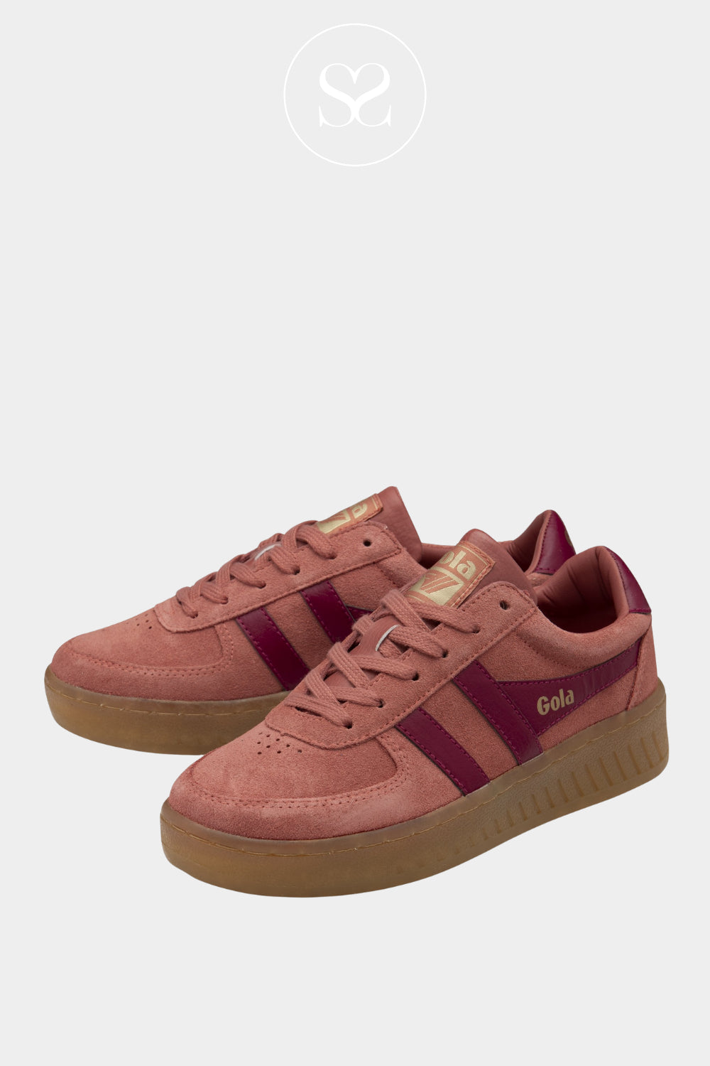 GOLA PINK CHUNKY GUM SOLE TRAINERS FOR WOMEN – GRANDSLAM