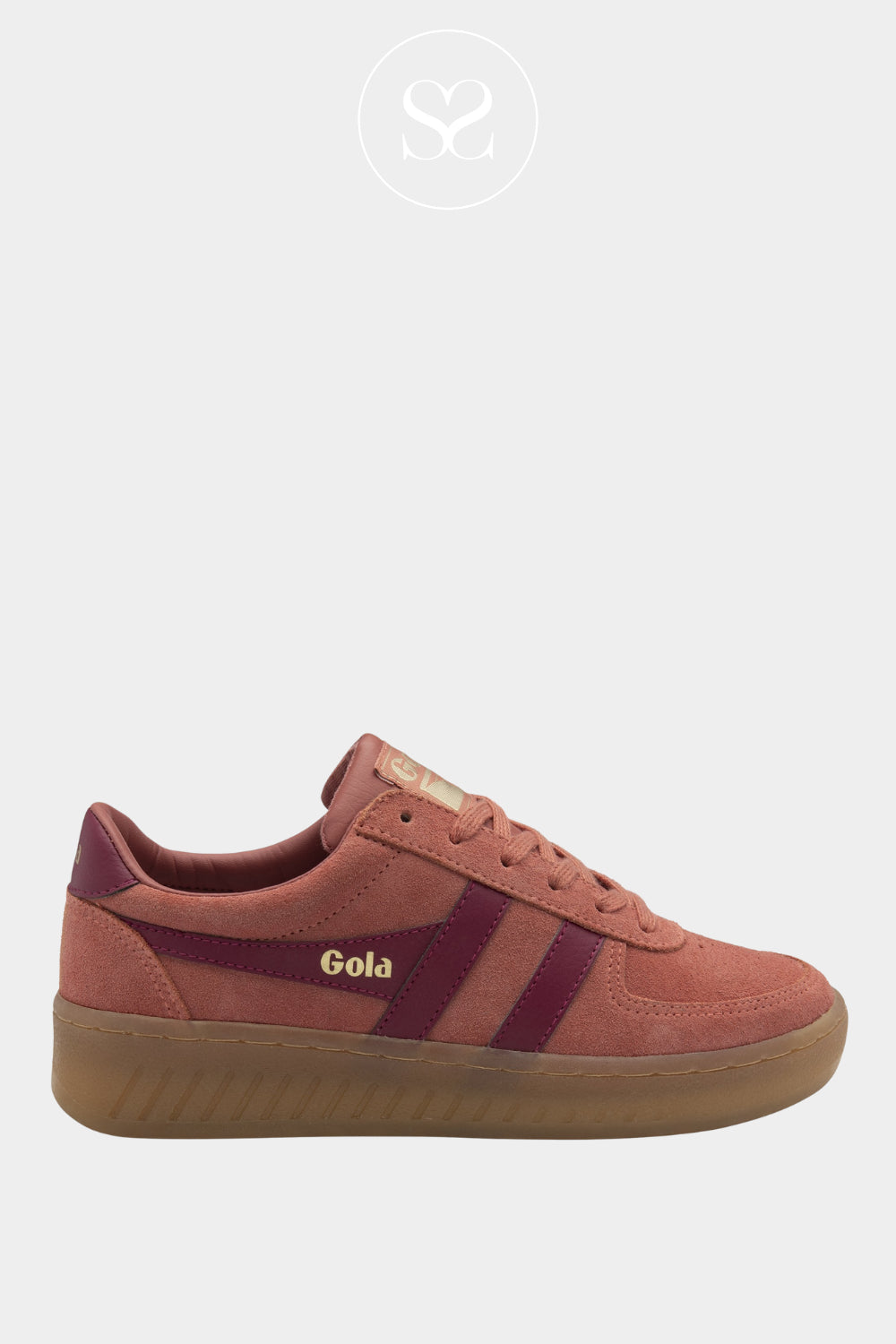 GOLA PINK CHUNKY GUM SOLE TRAINERS FOR WOMEN – GRANDSLAM