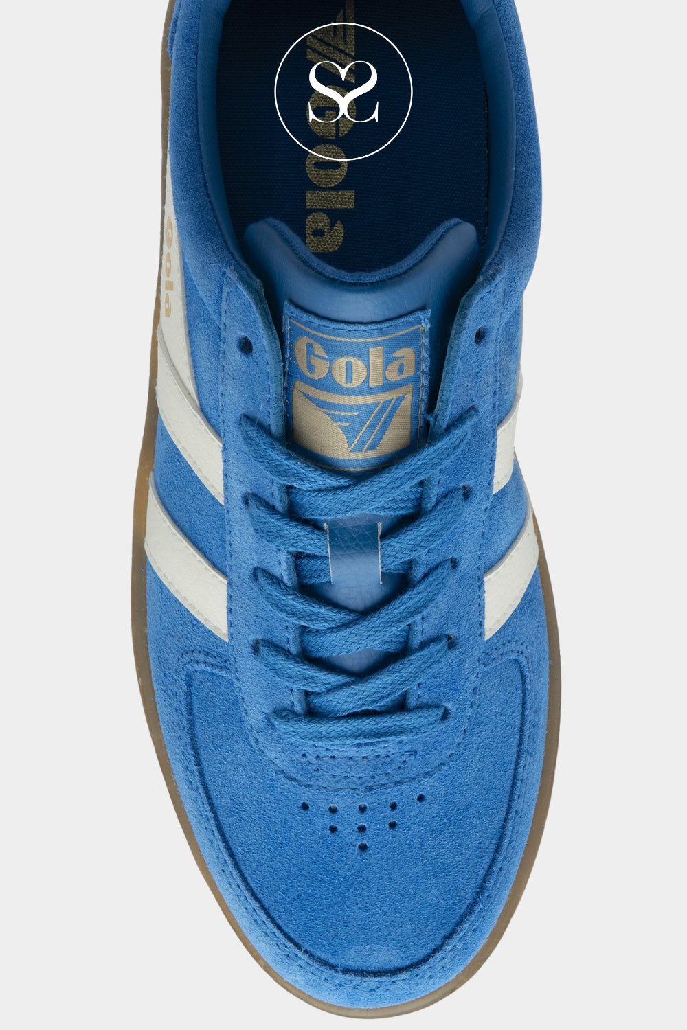 GOLA Blue Chunky Gum Sole Trainers for Women – GRANDSLAM