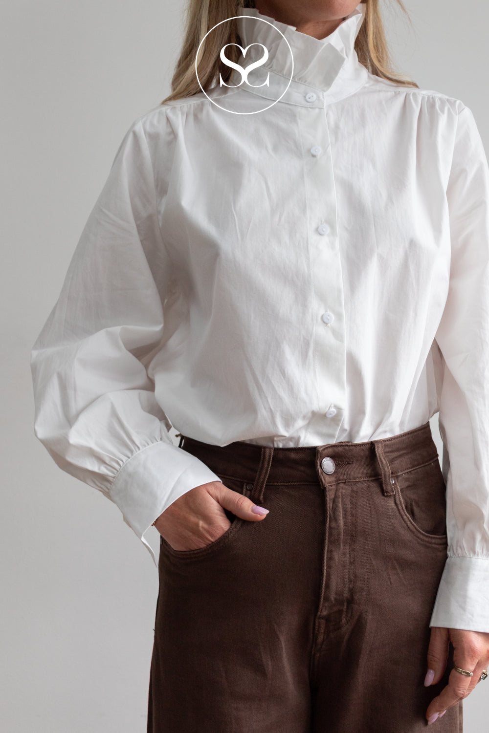 Brown Full Length Jeans — Lorena