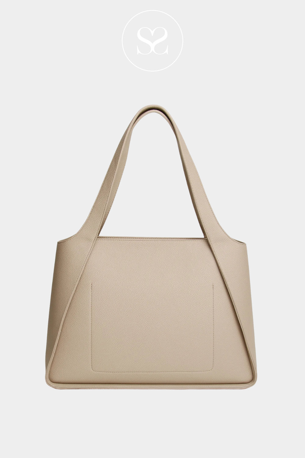 ALICE WHEELER CREAM TOTE BAG  WITH WIDE SHOULDER STRAPS