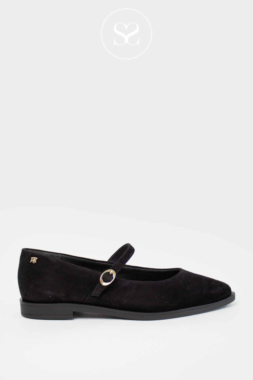 PAUL GREEN BLACK POINTED TOE SUEDE PUMPS - 1127