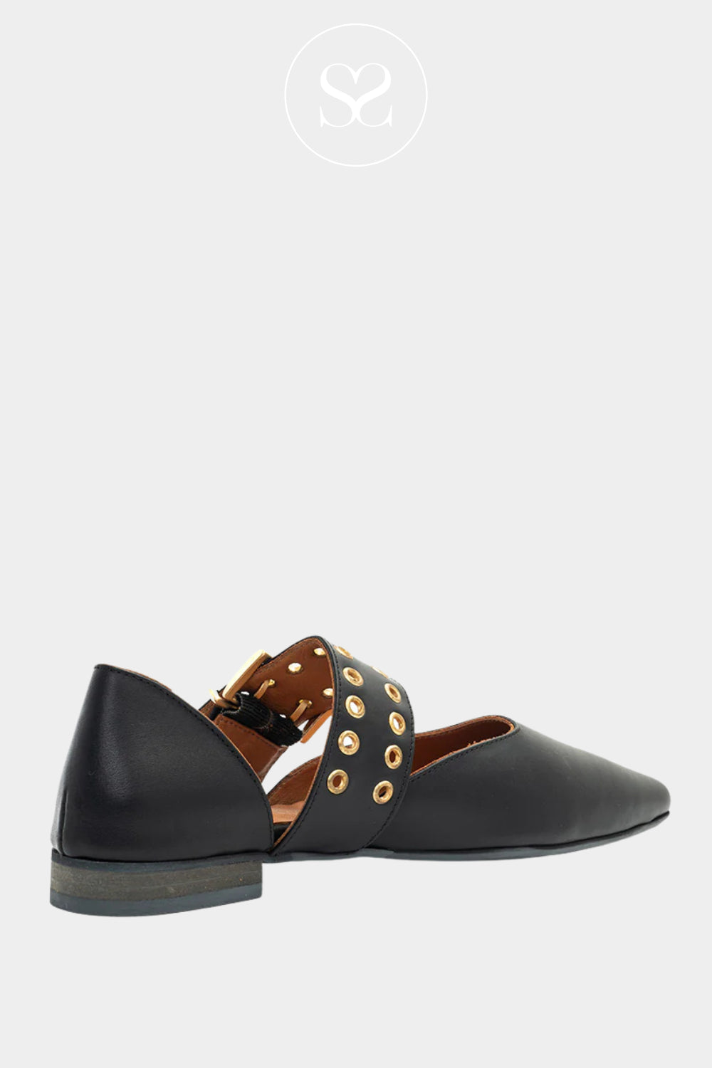 Babouche Black Mary-Jane Flats - G-Binny-1 in Ireland