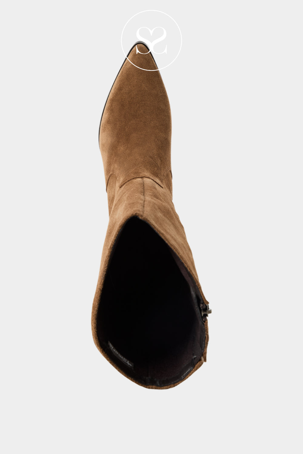 Tamaris Brown Suede Knee High Boots — 1-25505