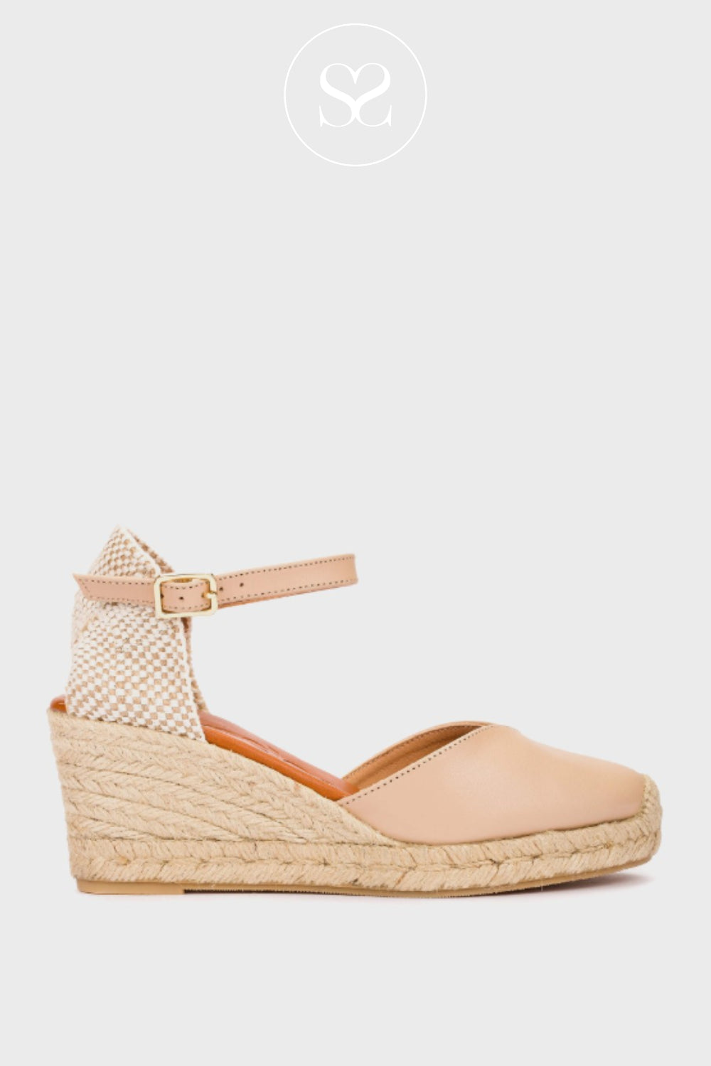 Wonders Beige Espadrille Wedge Sandals - YD-SI685 Ireland