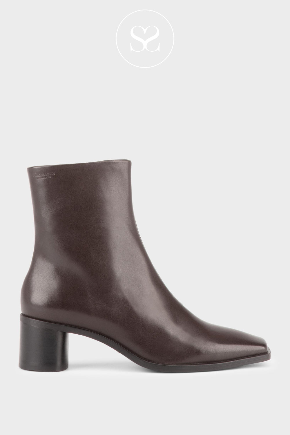 Vagabond Chocolate Brown Ankle Boots - Fay 6100-001-35