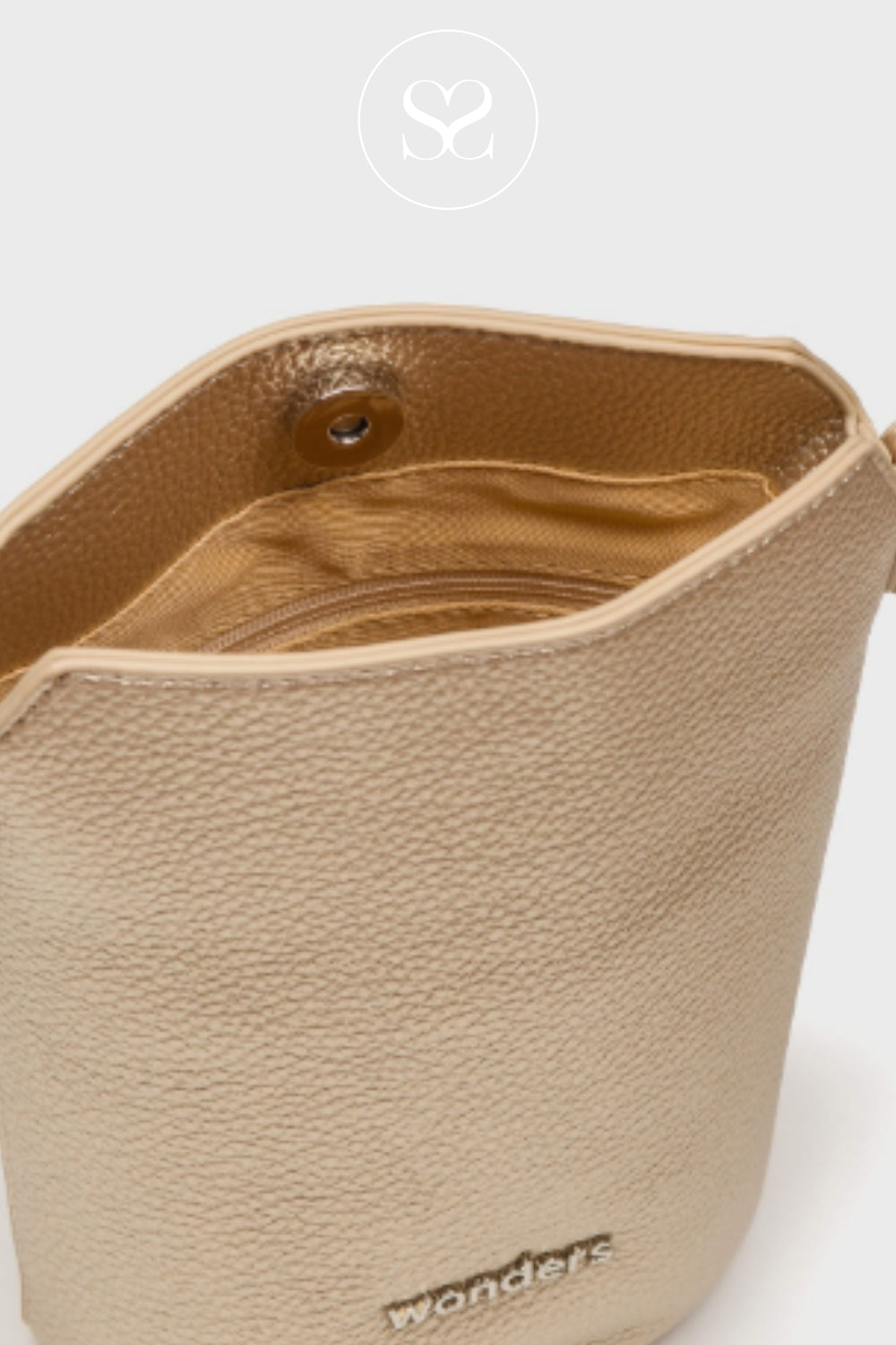 Wonders Gold Bucket Bag WB-55036