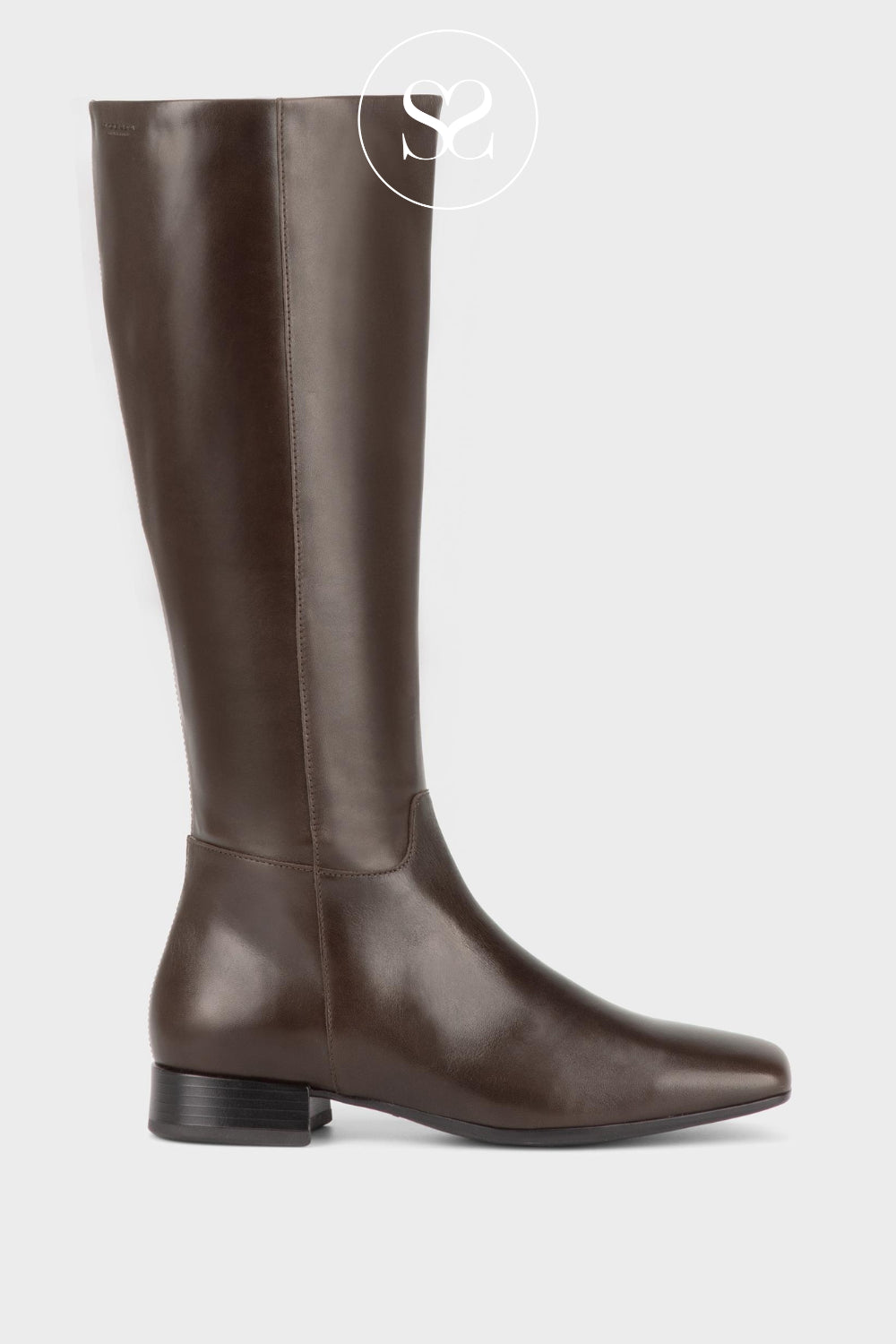 Vagabond Chocolate Brown Knee High Boots- Mona 6255-001-35