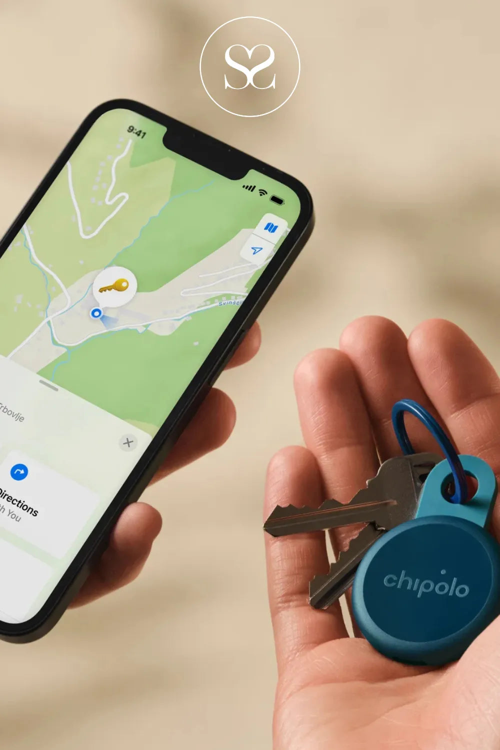 LOOP NAVY TRACKING TAG CHIPOLO