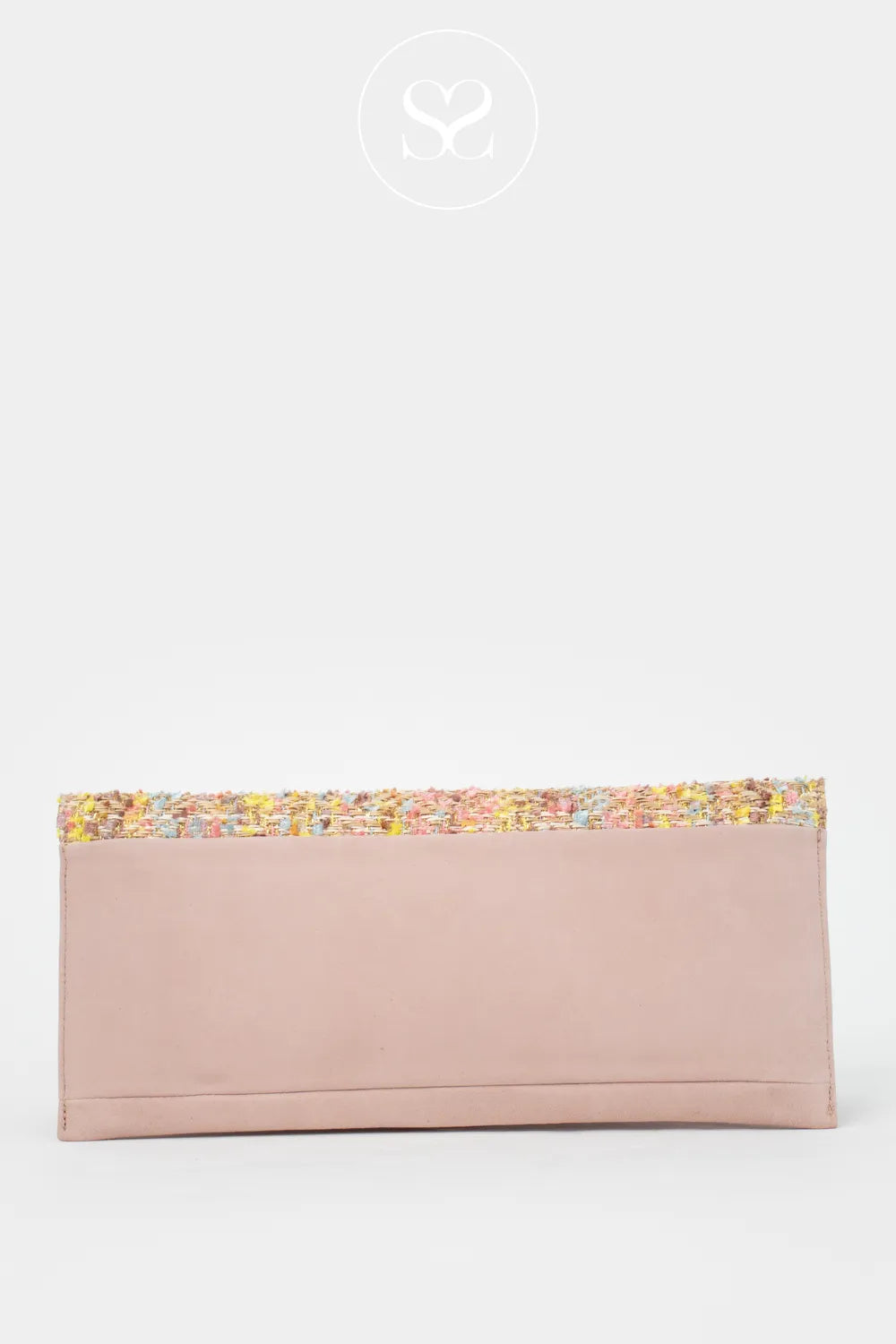 Lodi Pink Weave Envelope Clutch Bag L1900