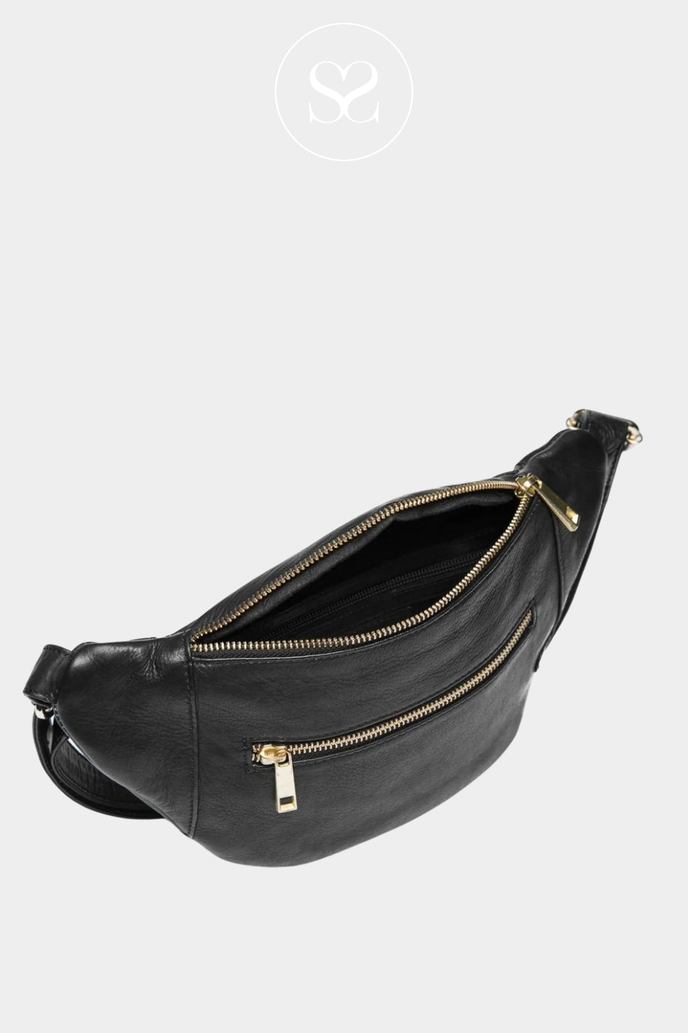 Depeche black leather bumbags in Ireland