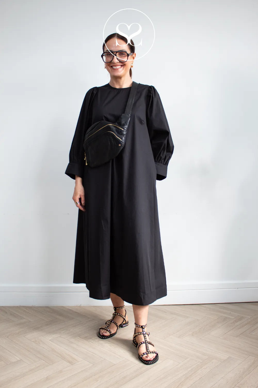 Ash Black Studded Gladiator Sandals - Precious ireland