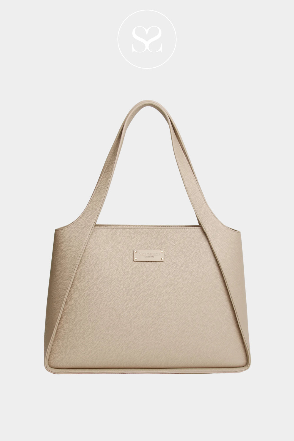 ALICE WHEELER  STONE TOTE BAG FOR WOMEN- KENSINGTON 