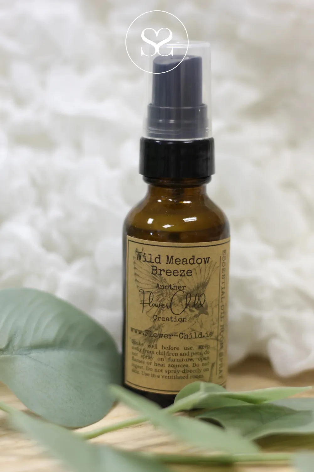 FLOWER CHILD FRAGRANCE SPRAY - WILD MEADOW BREEZE JASMIN SCENT BOOSTS MOOD AND RELAXATION