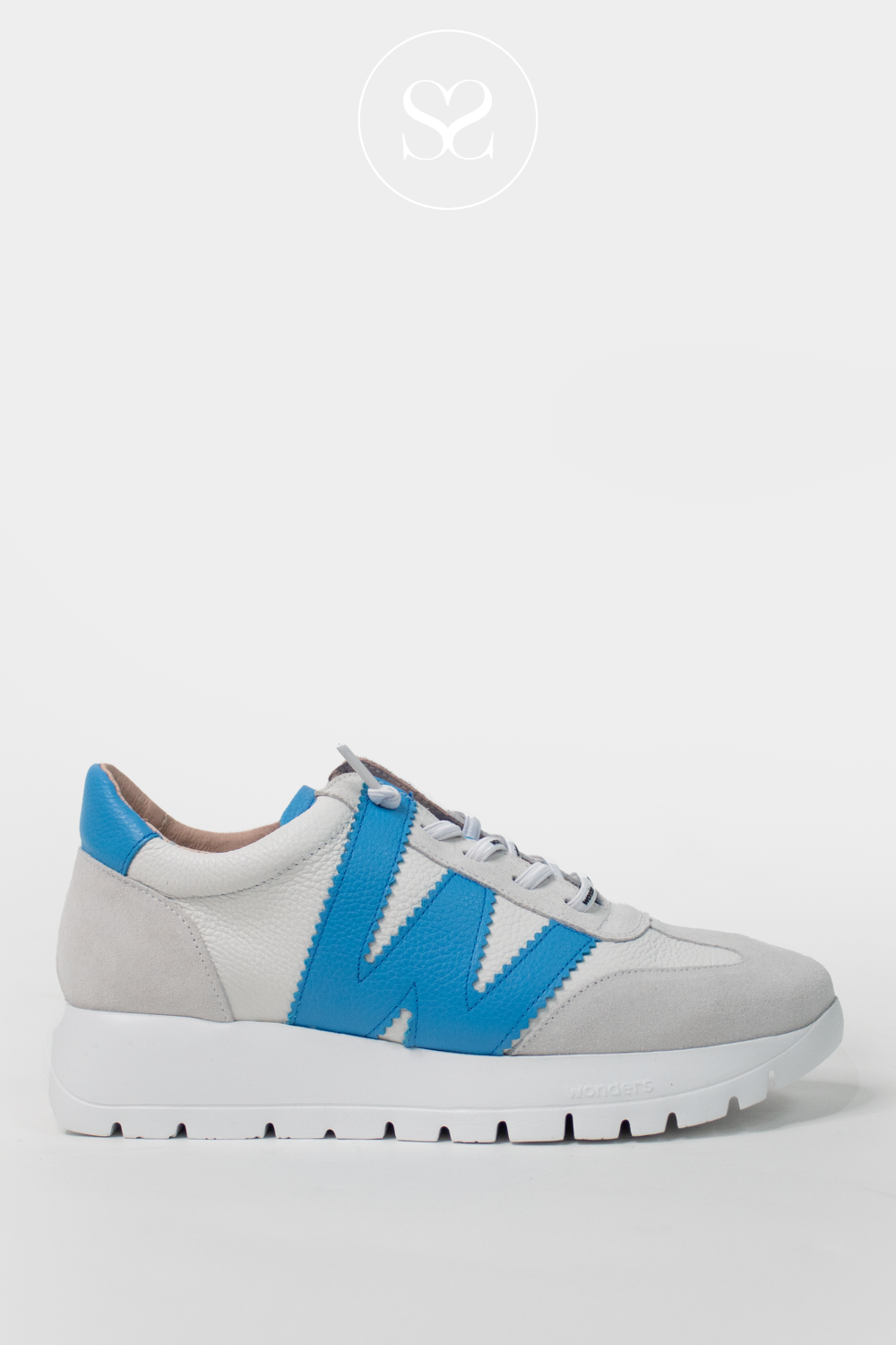 WONDERS A-2476 WEDGE PULL ON TRAINERS.