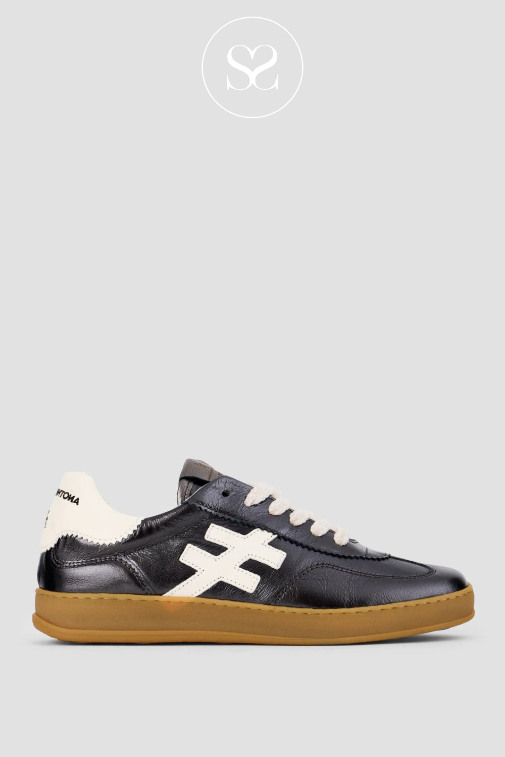 Another Trend Pewter Metallic Trainers - A032-58 Iconic II