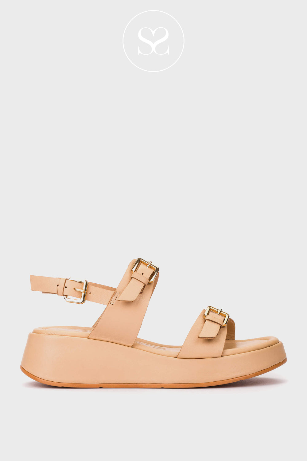 Wonders Camel Wedge Sandals - AT-1057 Ireland