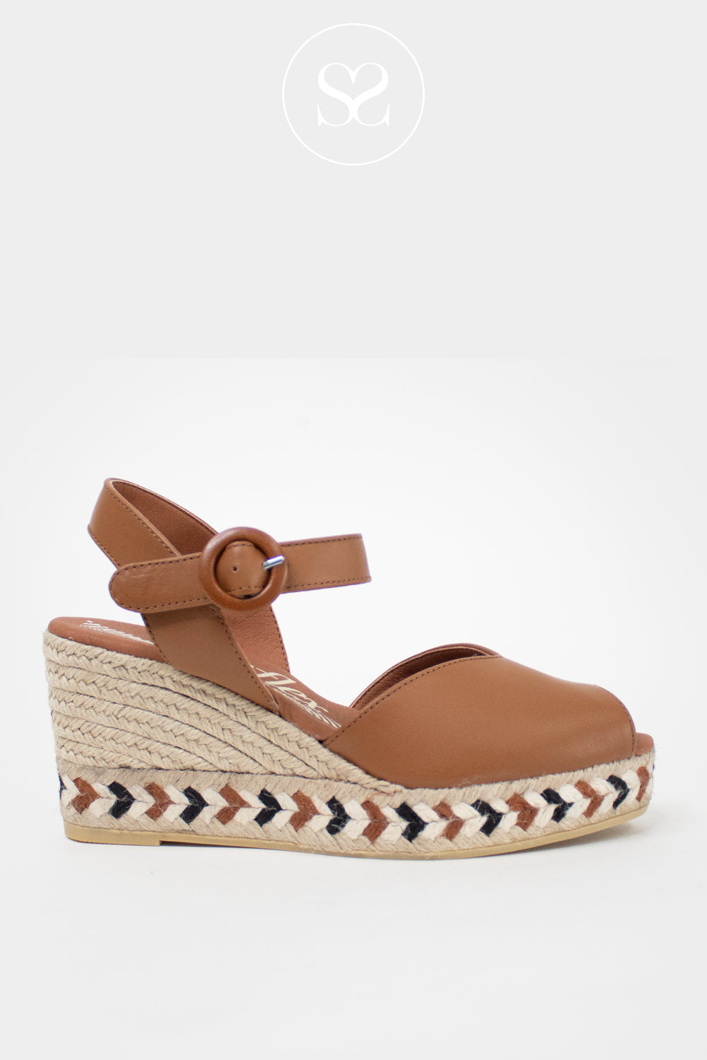 Viguera Tan Platform Wedge Sandals 2317 Ireland