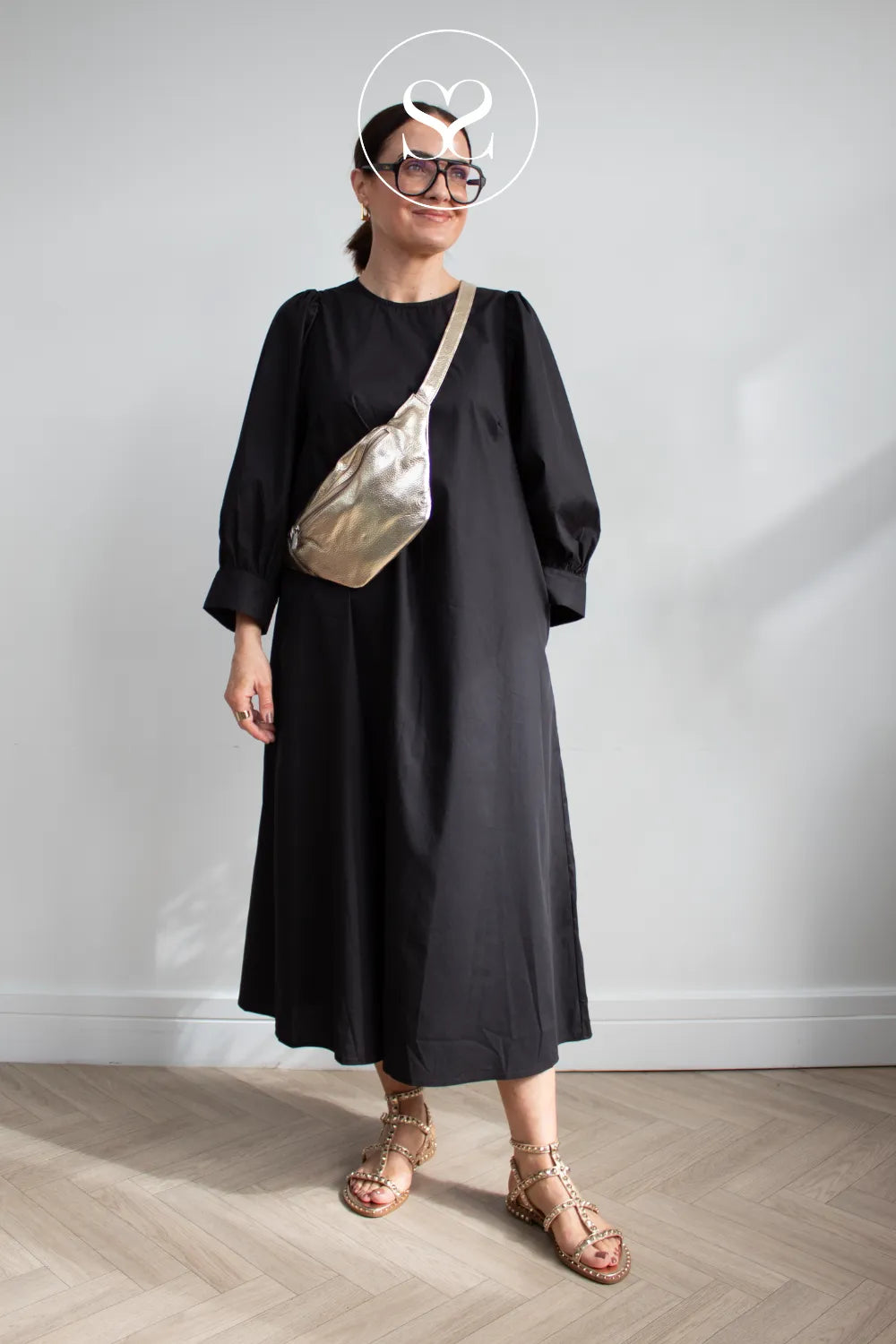 Ash Gold Studded Gladiator Sandals - Precious