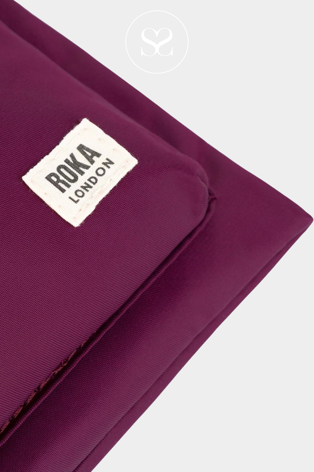 Roka Burgundy Waterproof Crossbody Messenger Bag - Chelsea B