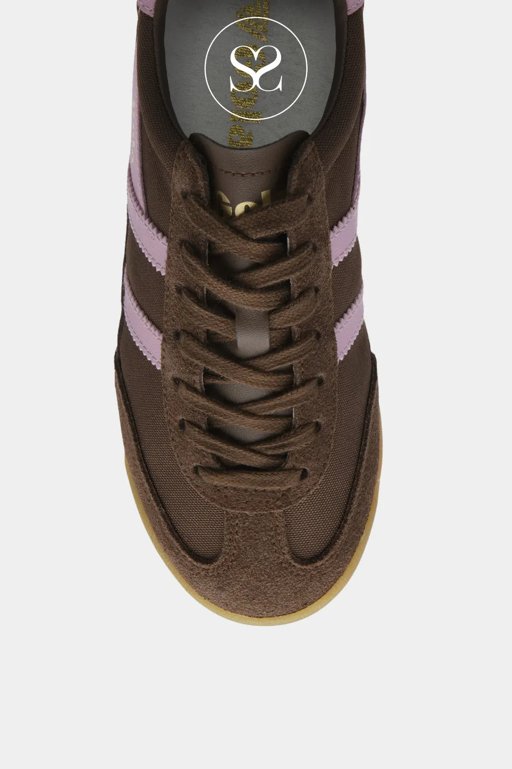 GOLA Retro Brown Trainers - Tornado