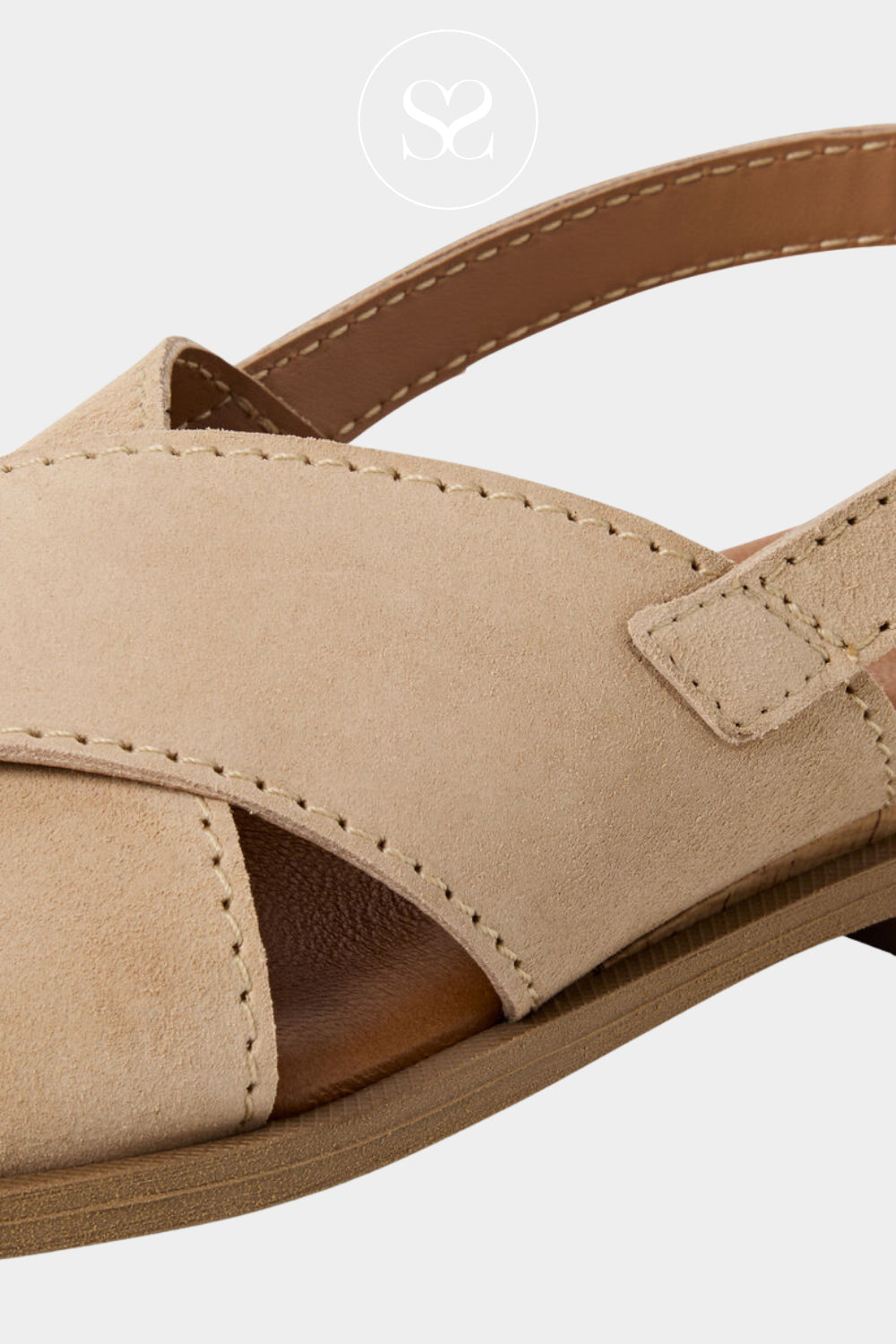 Tamaris Beige Slingback Sandals - 1-28102-44