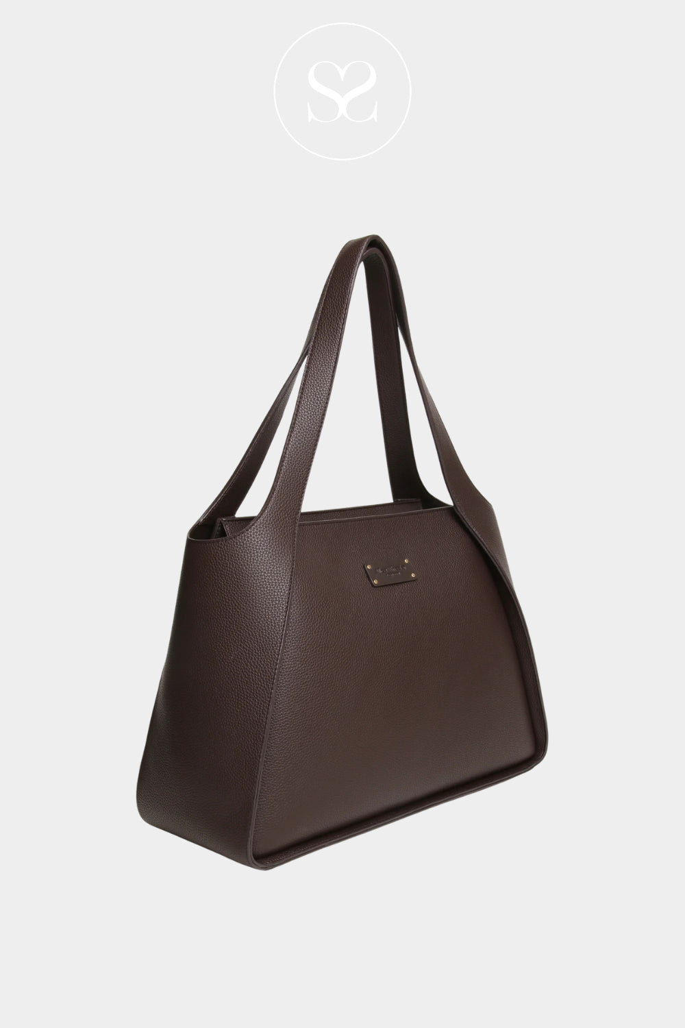ALICE WHEELER CHOCOLATE BROWN TOTE BAG FOR WOMEN KENSINGTON