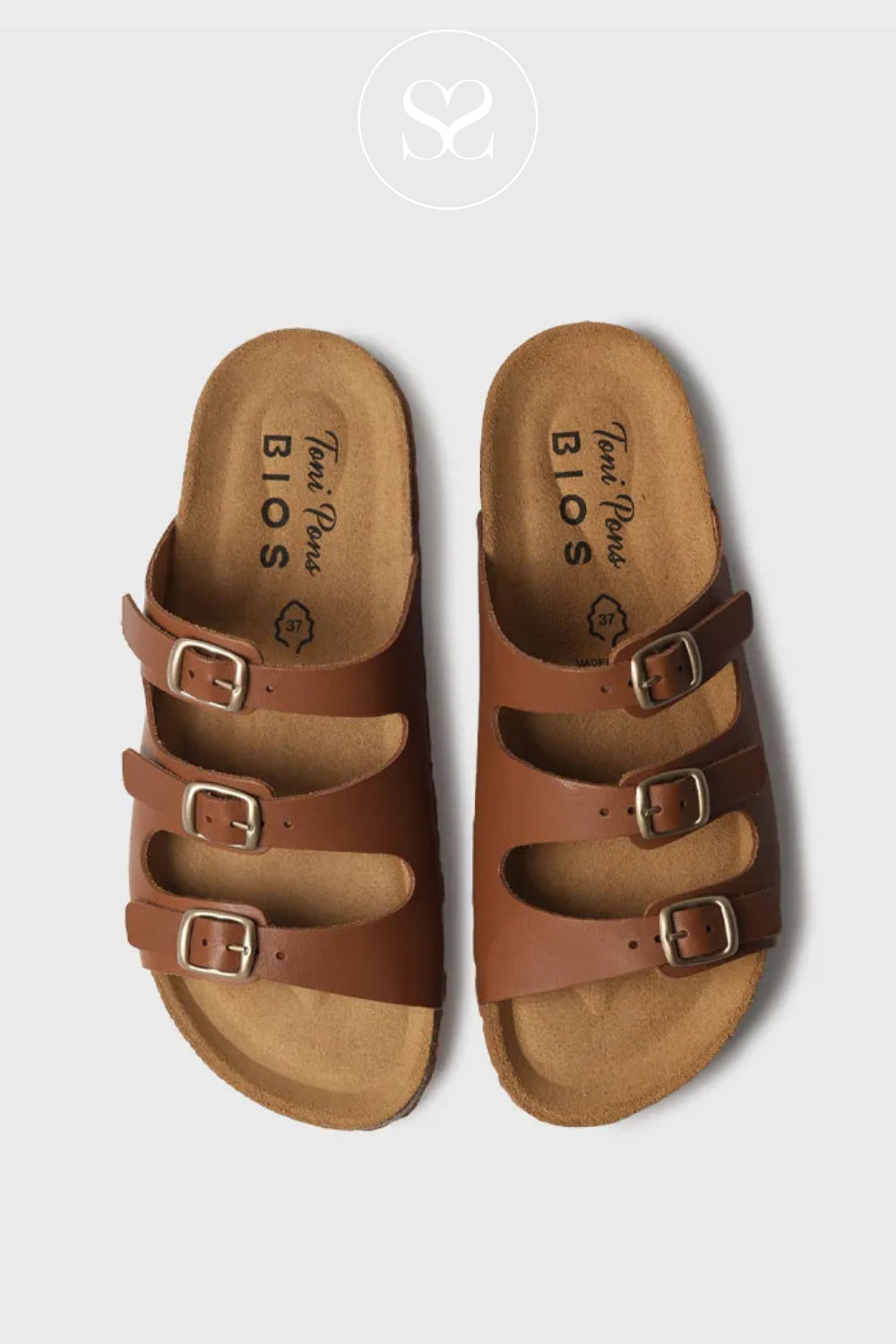 Toni Pons Gien brown flat sandals