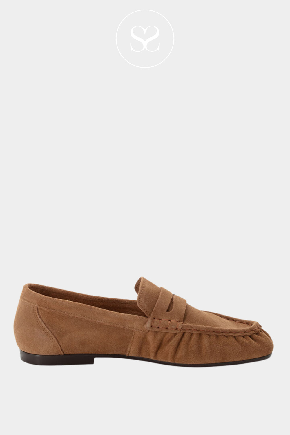 Tamaris Tan Suede Loafers 1-24205-46