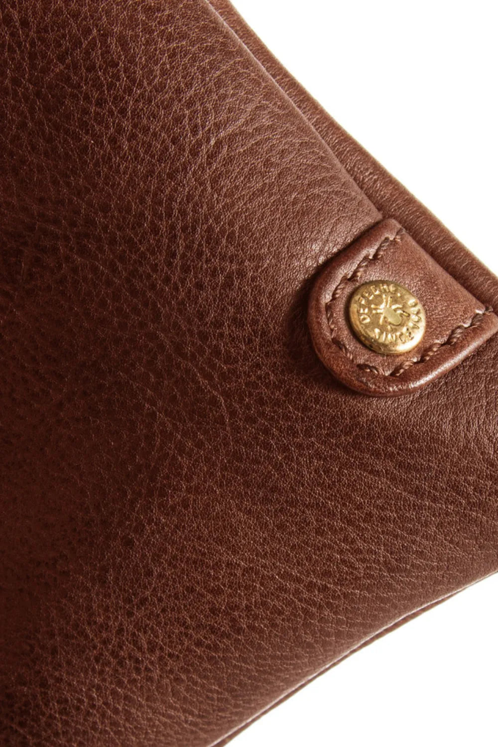 DEPECHE BROWN SMALL CLUTCH LEATHER BAG - 12152