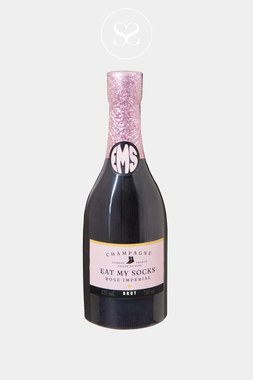 EAT MY SOCKS ADULTS ROSÉ BUBBLES SOCKS