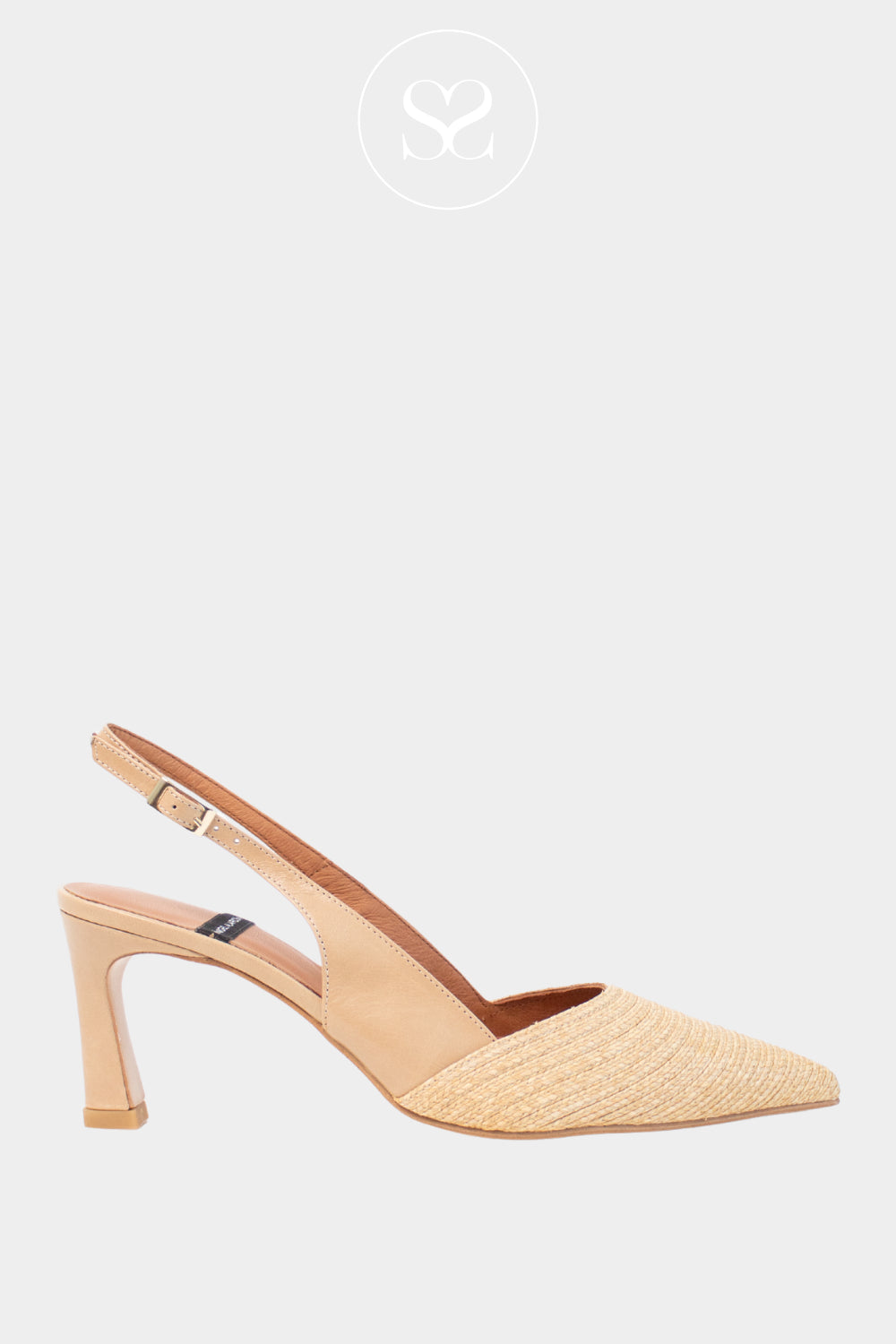 Angel Alarcon Camel Woven Sling-backs Carola - Ireland