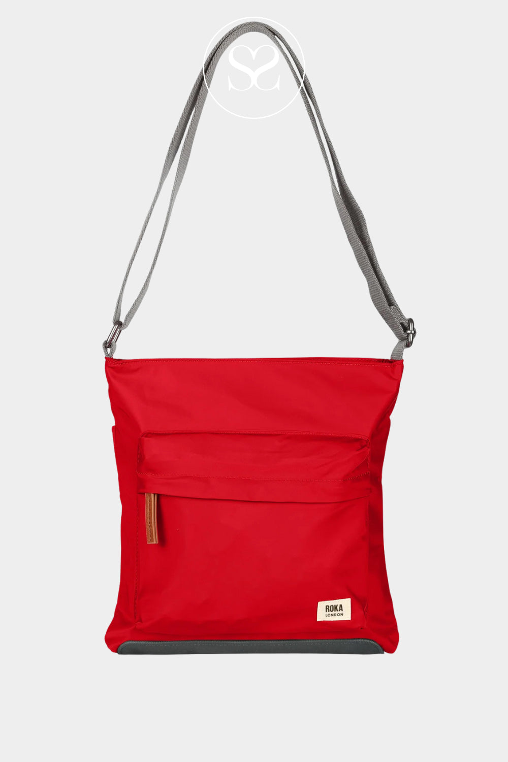 Roka Red Waterproof Crossbody Bag - Kennington B Medium