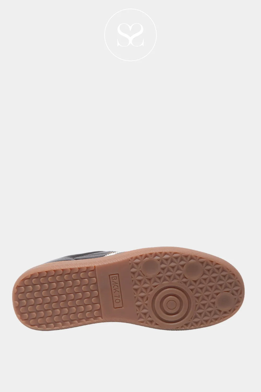 BACK 70 BROWN LEATHER SNEAKERS WITH GUM SOLE