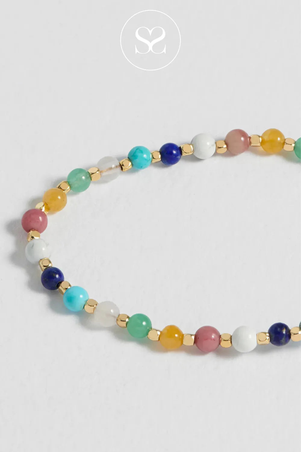ESTELLA BARTLETT MIXED GEMSTONE AMELIA BRACELET EBB6861G