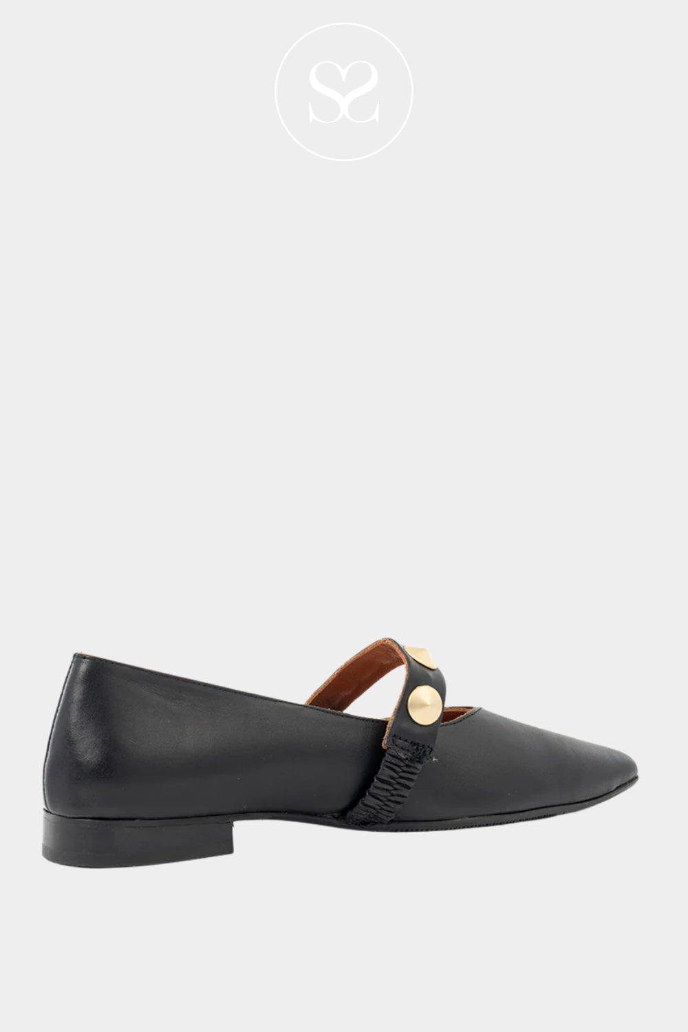 Babouche Black Ballerina Pumps - Flynn