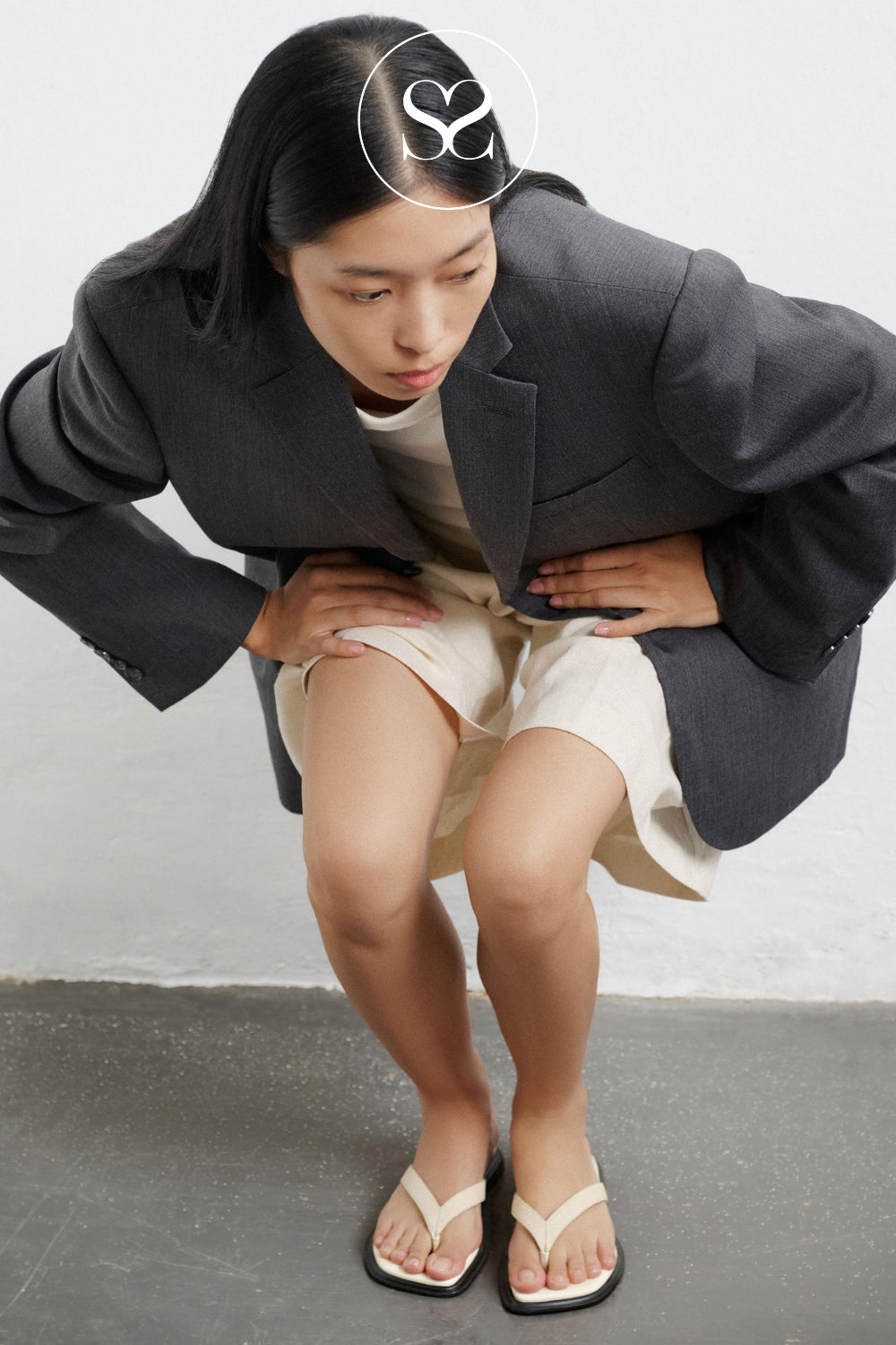 Vagabond Off-White Flat Sandals Izzy 5913-401