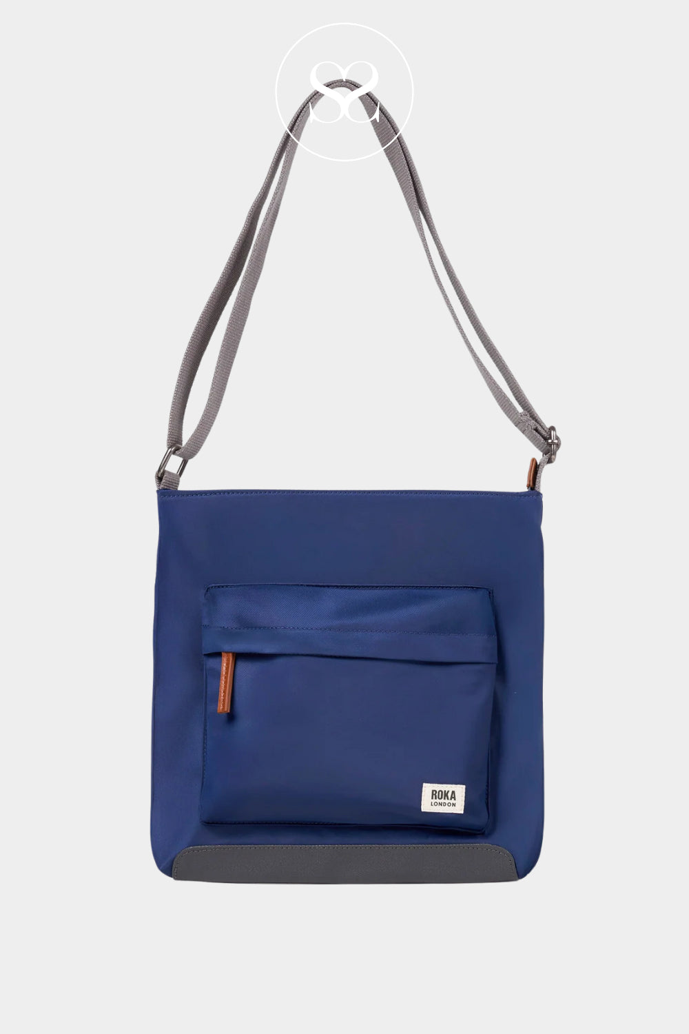 Roka Crisp Blue Waterproof Crossbody Bag - Kennington B Medium