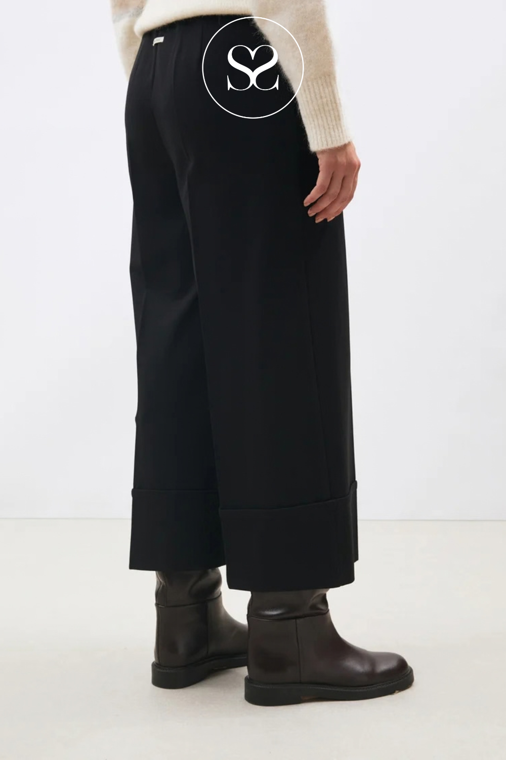 Black Wide Leg Pants - Sophio