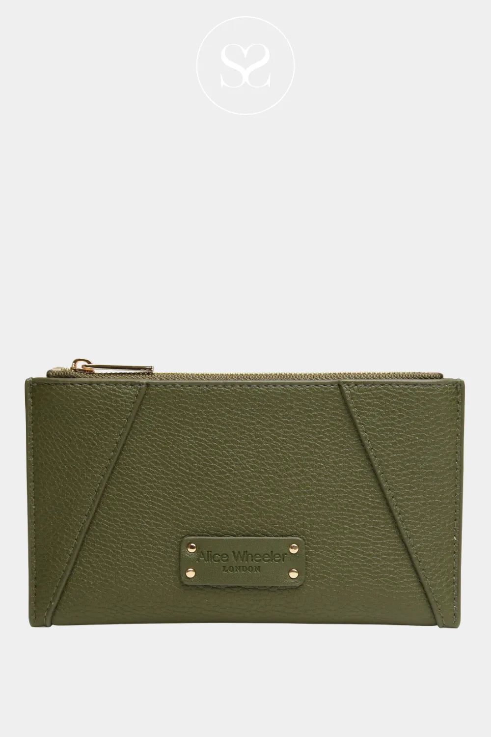 ALICE WHEELER OLIVE GREEN PURSE FOR WOMEN - KENSINGTON 