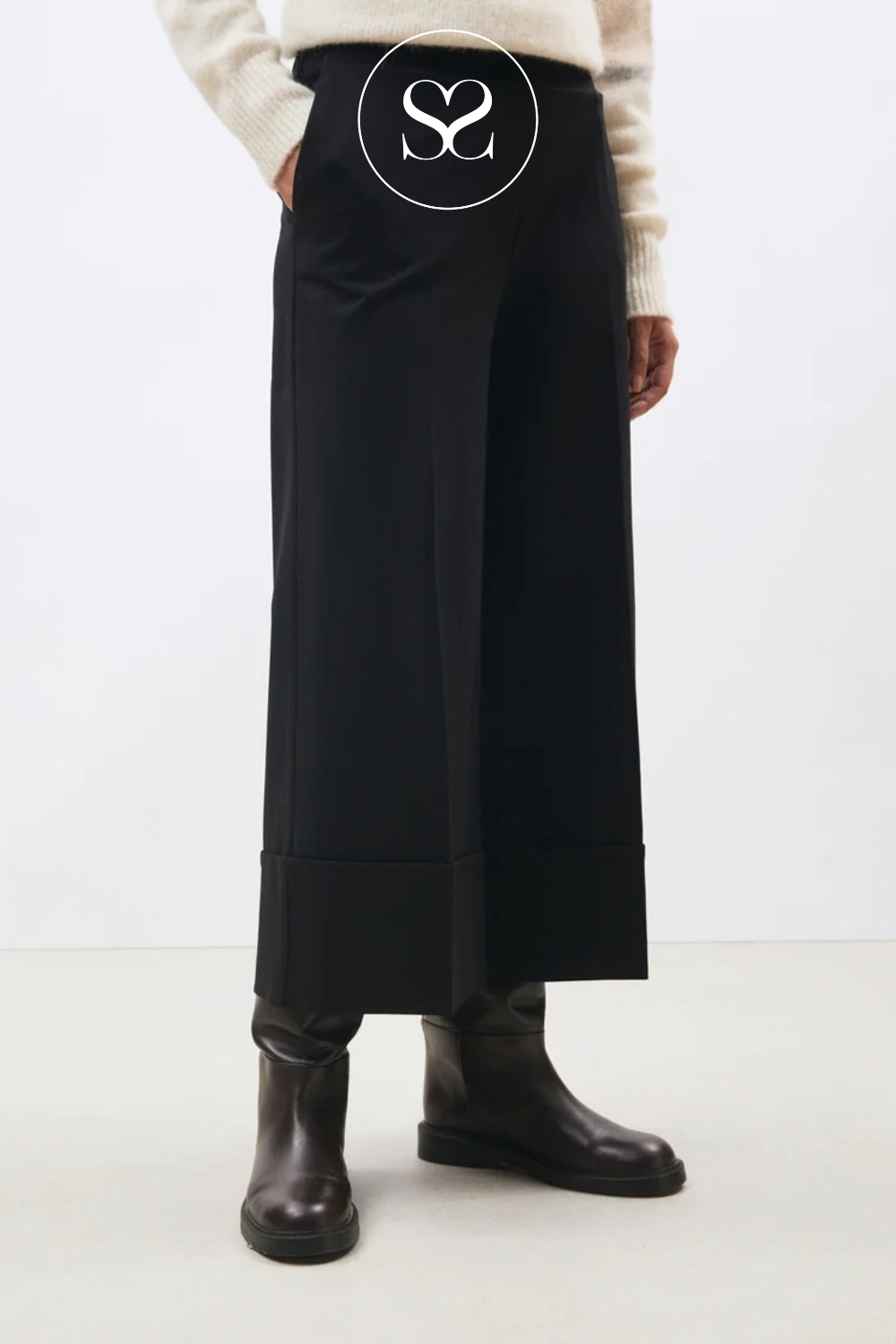Black Wide Leg Pants - Sophio