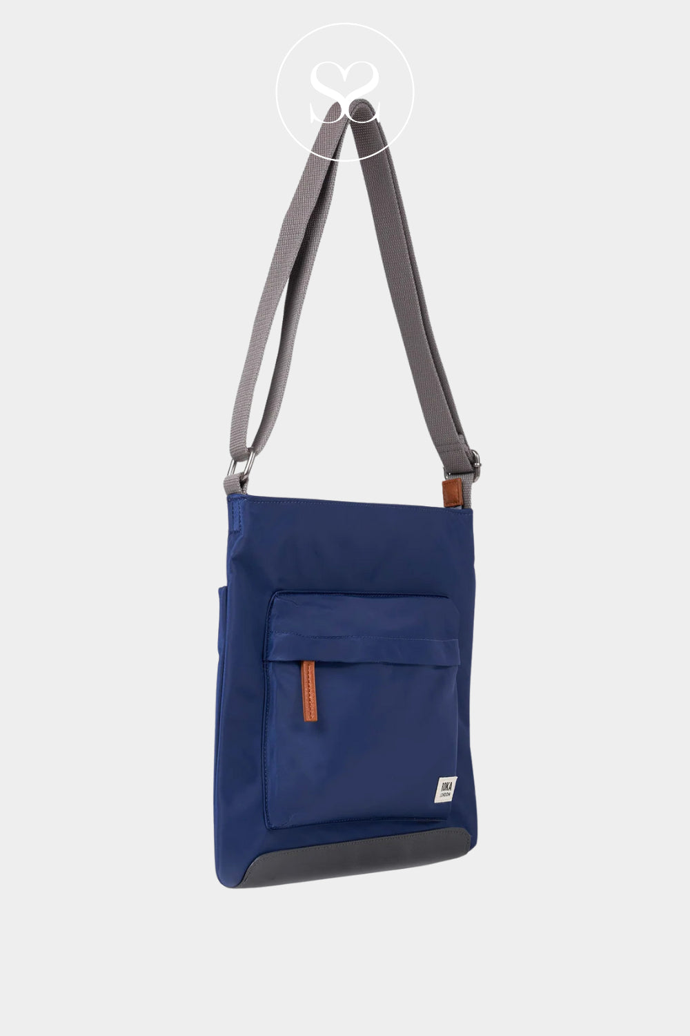 Roka Crisp Blue Waterproof Crossbody Bag - Kennington B Medium - Ireland