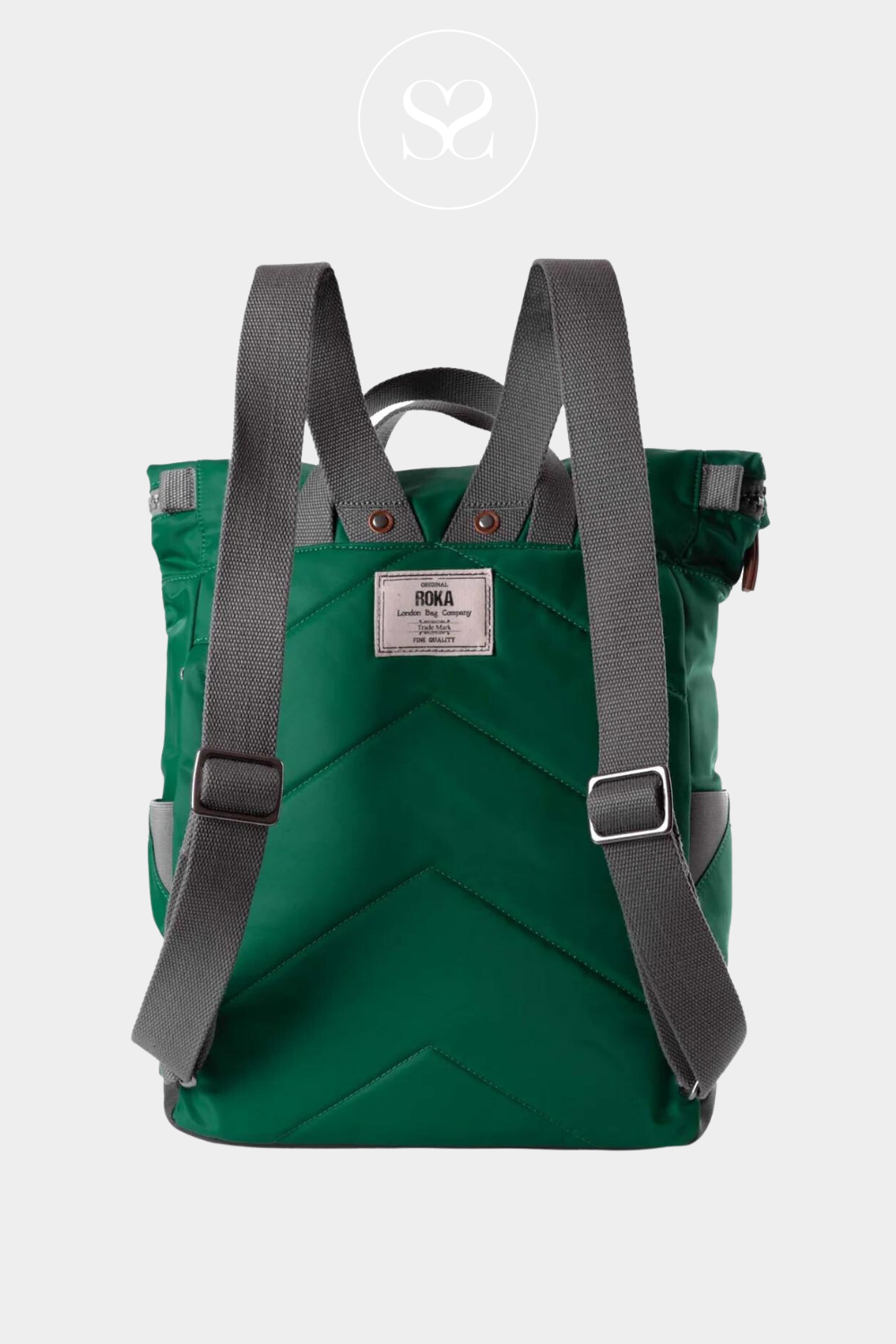 ROKA CANFIELD B MEDIUM EMERALD GREEN WATERPROOF BACKPACK