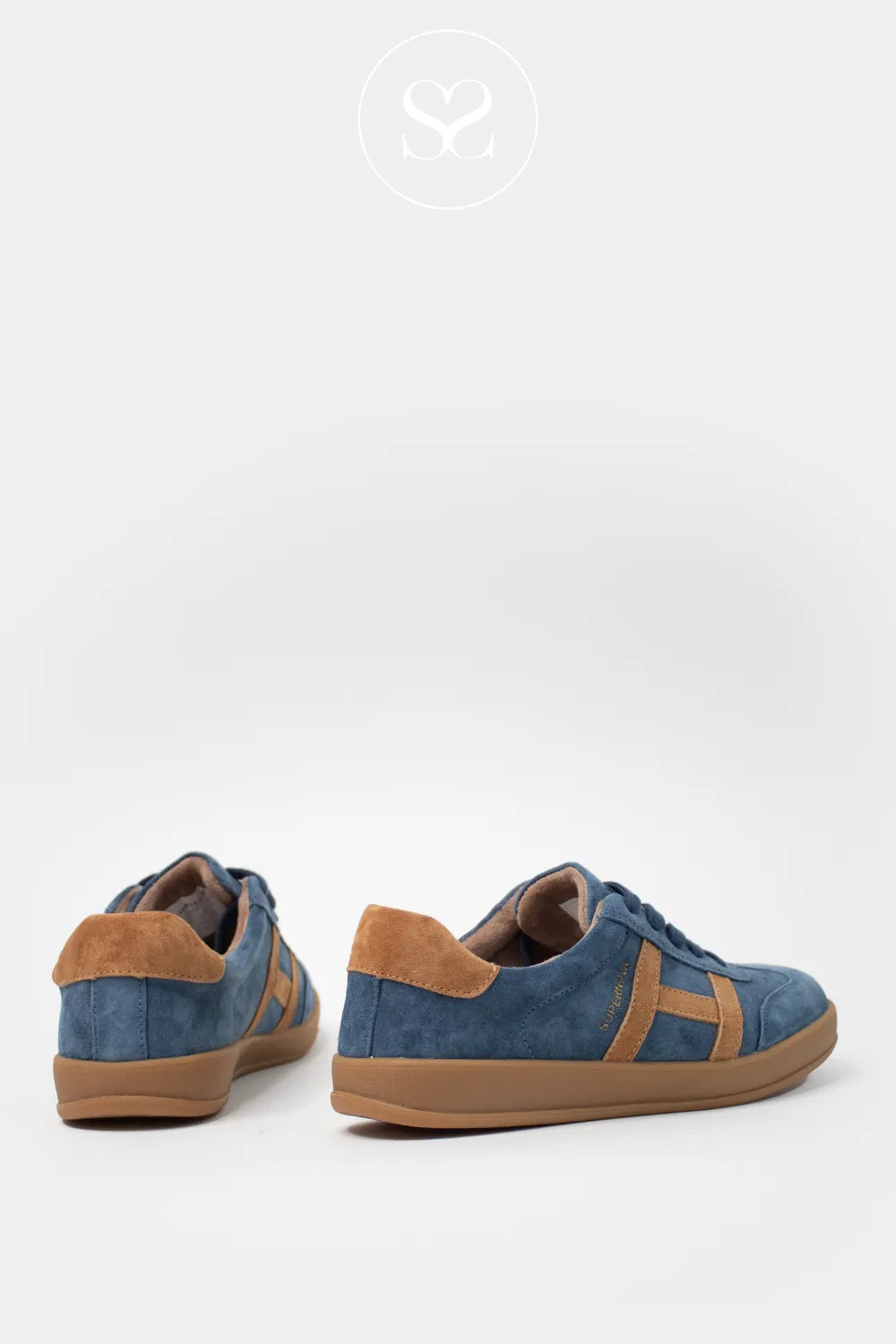 DRILLEYS BLUE & CAMEL LOW PROFILE TRAINERS - SIXTY ONE IRELAND