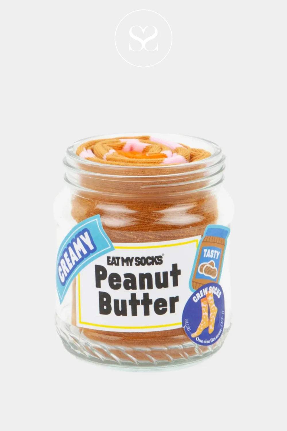 EAT MY SOCKS PEANUT BUTTER SOCKS