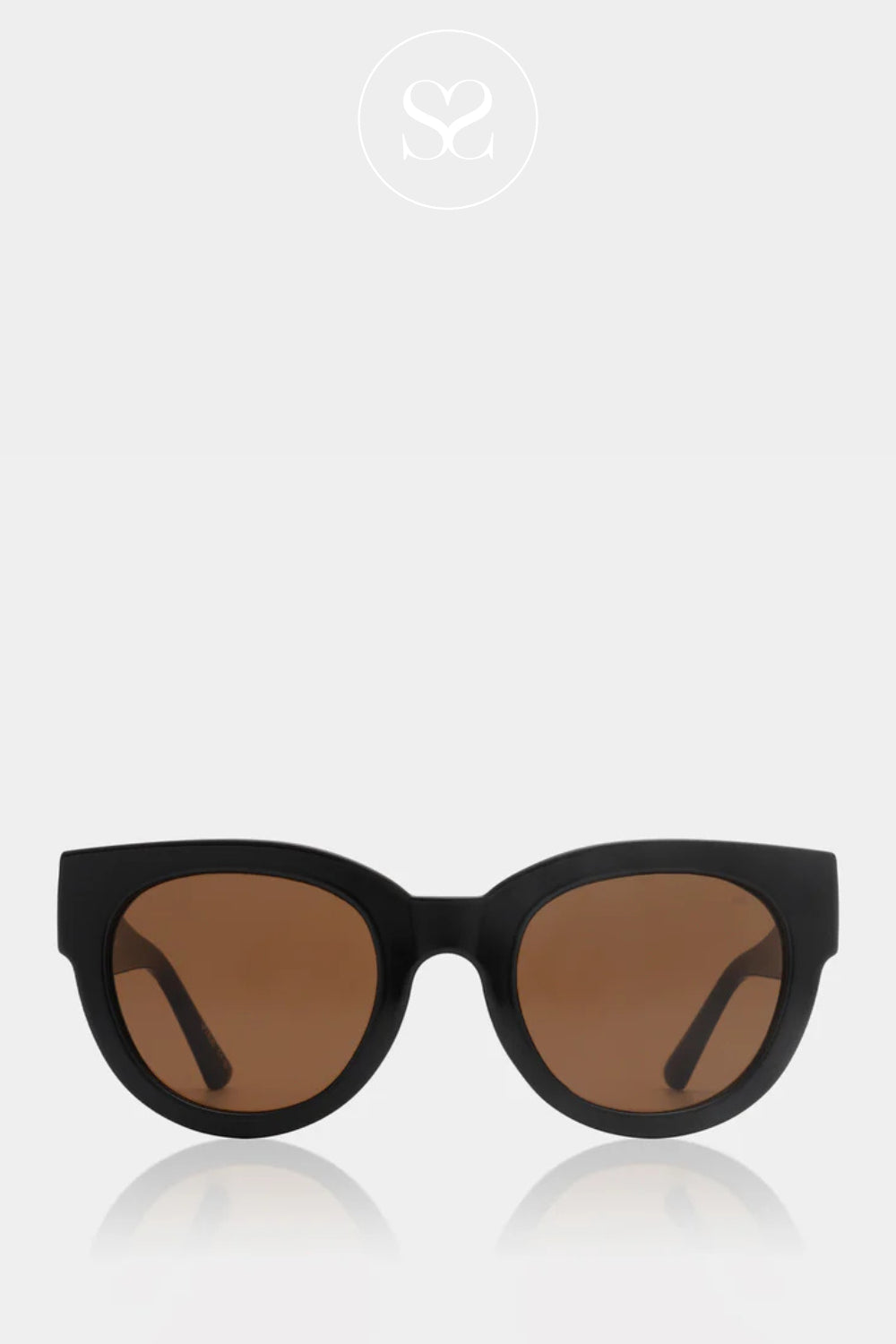 A.KJAERBEDE Black Sunglasses - Lilly