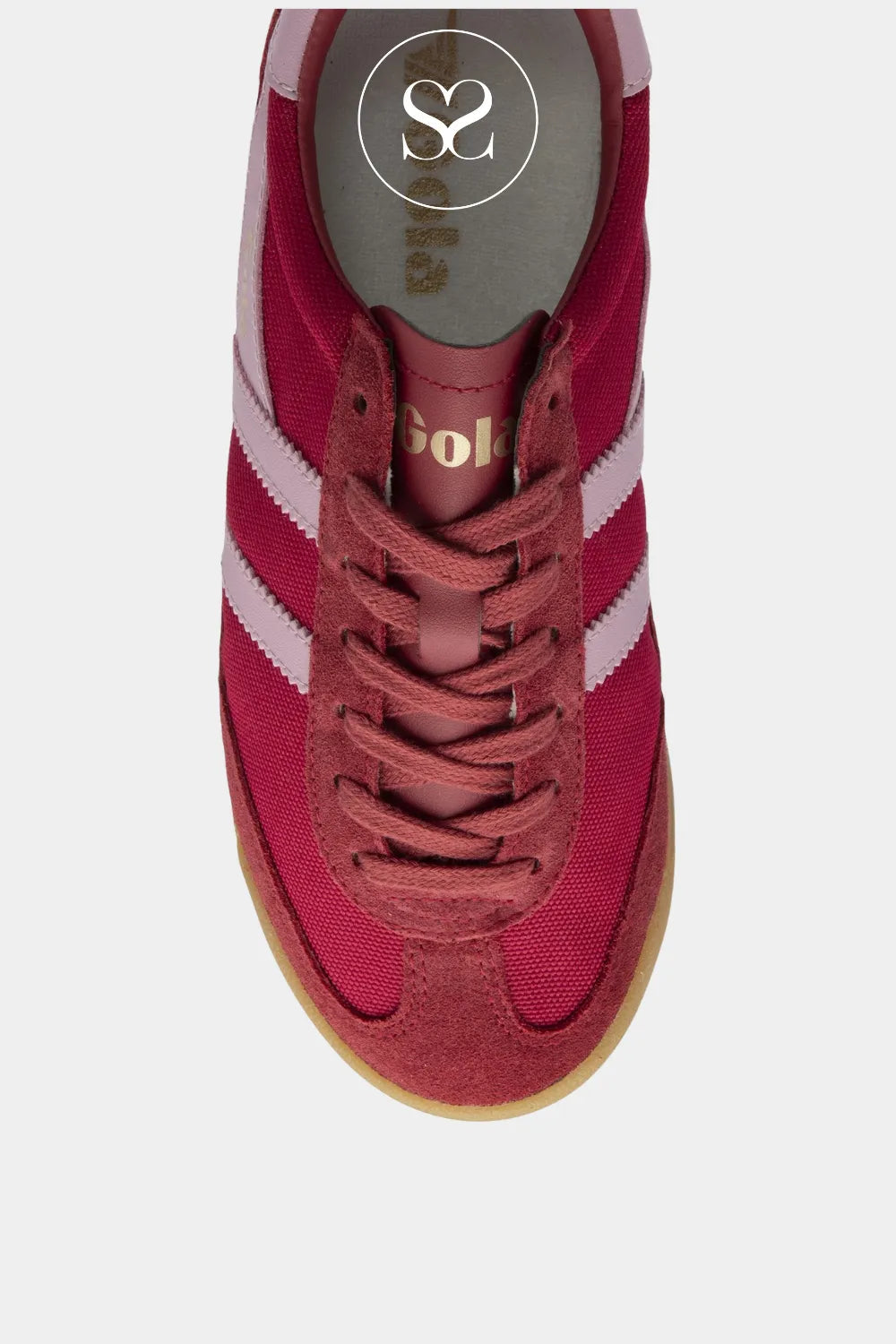 GOLA Retro Red Trainers - Tornado